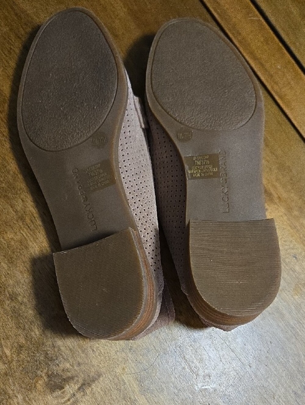 Lucky Brand Women's Suede Loafers in Tan - Picture 5 of 6